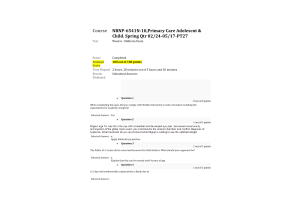NRNP 6541 Week 6 Midterm Exam (100% Spring Qtr)