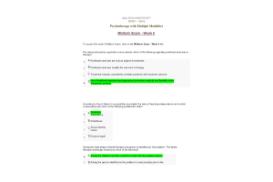 NRNP 6645 Week 6 Midterm Exam