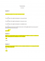COUN 6360 Week 6 Competency Quiz; Psychometrics (Fall Qtr)