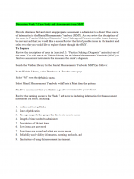 COUN 6360 Week 7 Discussion; Case Study and Assessments from MMY