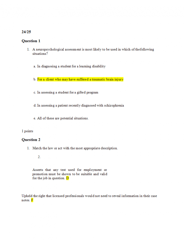 COUN 6360 Week 10 Final_Exam COUN 6360 Week 10 Final_Exam