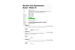COUN 6250-21, Group Process and Dynamics, Week 10 Final Exam
