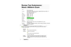 HLTH 3115S-1, Week 4 Midterm Exam