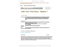 HLTH-8035E-1, PUBH-8035H-1, PUBH-8035-1, PUBH-8035D-1, Module 7 Final Exam