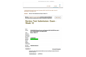 COUN 6250-20, Group Process and Dynamics, Week 10 Final Exam
