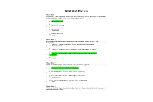 NRNP 6665 Week 6 Midterm Exam (100% Correct Summer QTR)