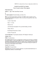 NRNP 6552 Week 4 Case Study 2; Common Gynecologic Conditions, Part 1 - STI Investigation