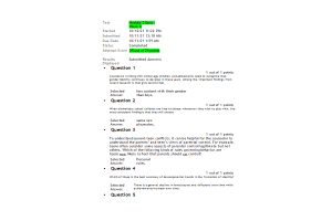 COUN 6215 Week 6 Quiz (100% Correct)