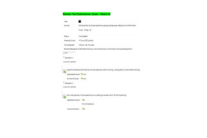 COUN 6722-22, Week 10 Final Exam (100% Correct)