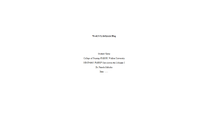 NRNP 6665 Week 5 Assignment; Patient Education for Children and Adolescents - Cyclothymia Blog