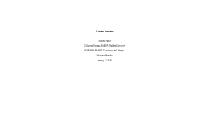 NRNP 6665 Week 8 Assignment; Study Guide Forum - Vascular Dementia