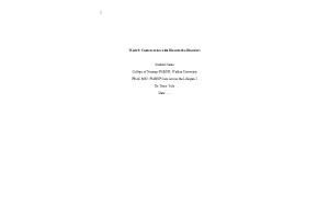 NRNP 6665 Week 9 Assignment; Controversy Associated with Dissociative Disorders