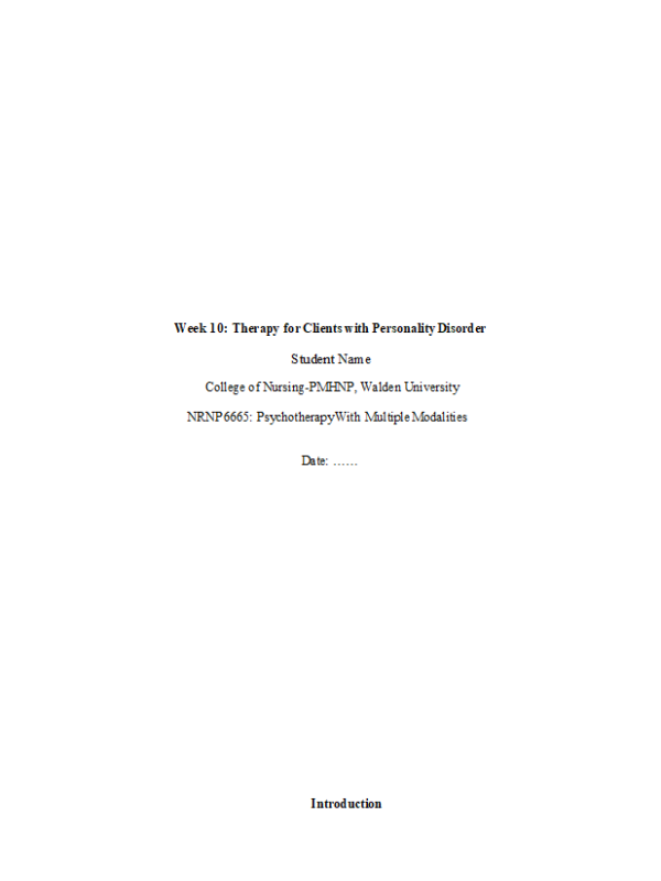 PRAC 6665 Week 10 Assignment 2; Final Clinical Evaluation and Student Feedback