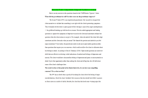 NRNP 6665 Week 1 Discussion; Comprehensive Integrated Psychiatric Assessment