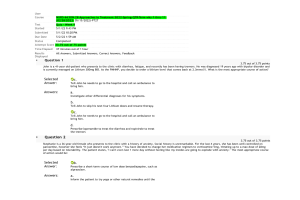 NURS 6630N-28 Approaches to Treatment Week 9 Quiz