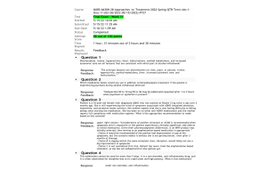 NURS 6630N-28 Approaches to Treatment Week 11 Final Exam