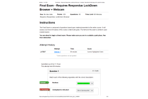 BIOD 171 Final Exam