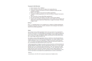 POLI 1001 Week 4 Discussion