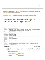 NRNP 6531 Week 8 Knowledge Check; Gastrointestinal, Genitourinary, Endocrine, and Hematologic Conditions; 20 out of 20 Points
