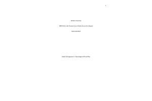 NRNP 6531 Week 10 Assignment 1; Neurological HPI and Plan