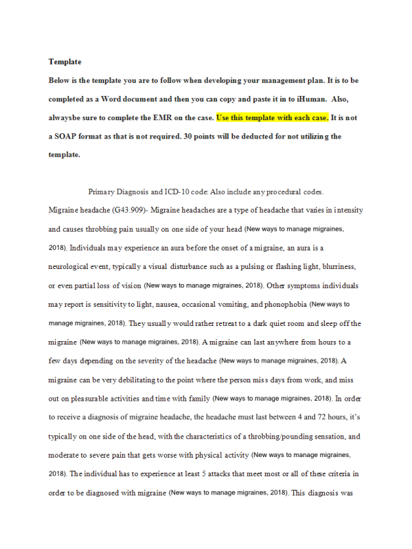 NRNP 6531 iHuman Case Study - Beth Brown