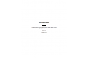 NRS 434VN Topic 2 Assignment; Developmental Assessment and the School-Aged Child. NRS 434VN Topic 2 Assignment; Developmental Assessment and the School-Aged Child.