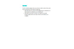 NUR 634 Topic 7 DQ 1