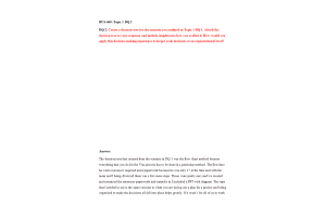 BUS 660 Topic 1 DQ 2