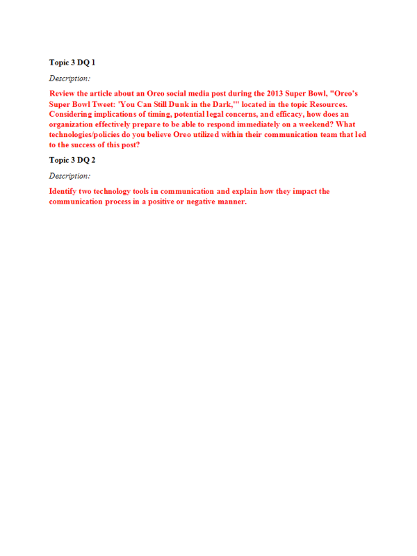 MGT 325 Topic 3 DQ 1 plus DQ 2