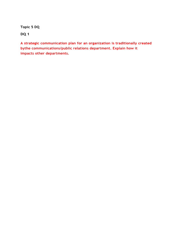 MGT 325 Topic 5 DQ 1