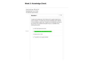NRNP 6550 Week 3 Knowledge Check; Conditions of the Cardiovascular System Part 1 (Grade 10 out of 10)