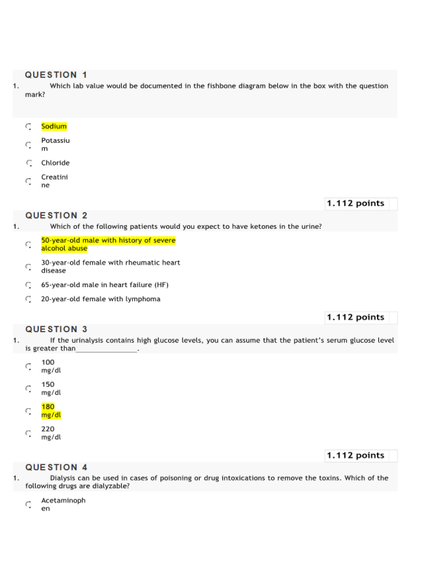 NRNP 6550 Week 7 Knowledge Check