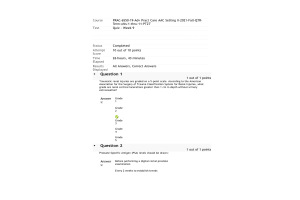 PRAC 6550-19-Adv Pract Care AAC Setting II, Week 9  Knowledge Check (10 out of 10 points)