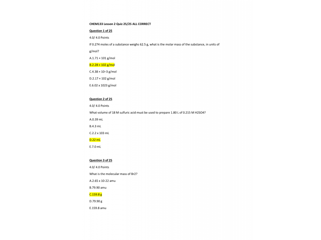 CHEM133 Week 4 Lesson 2 Quiz Course Resources chem133-week-4-lesson-2-quiz-course-resources