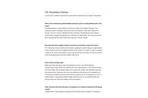 BIOL202 Week 6 Discussion; Immunity and Probiotics Respiratory Distress