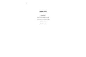 NURS 6501 Week 10 Case Study Assignment; STDs-PID