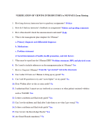 NRNP 6531 Week 1 Fill out verification form and quiz - VERIFICATION OF VIEWING INTRODUCTORY