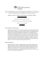 NRNP 6531 Week 10 Assignment; i-Human Case Study Evaluation and Management of Neurologic Conditions