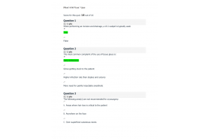 PRAC 6568 Week 7 Quiz; Musculoskeletal, Neurological, and Dermatological Procedures (10 out of 10) PRAC 6568 Week 7 Quiz; Musculoskeletal, Neurological, and Dermatological Procedures (10 out of 10)