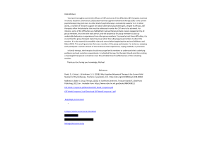 NRNP 6645 Week 5 Discussion; Cognitive Behavioral Therapy; Comparing Group, Family, and Individual Settings -Original Post, Responses