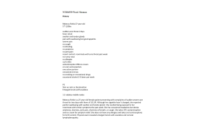 NRNP 6550 Week 3 iHuman; Rebecca Fields 27-year-old